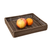 C05020G Καλαθάκι PP Rattan, GN2/3, 32.5x35.4x6.5cm, Sunnex