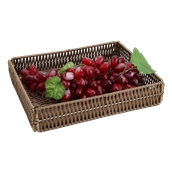 C05016G Καλαθάκι PP Rattan, GN1/2, 32.5x26.5x6.5cm, Sunnex