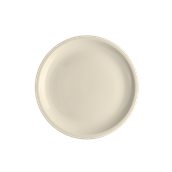 SLI-FP-25.5 Πιάτο Ρηχό πορσελάνης 25.5cm, Σειρά SLIM, κρεμ, LUKANDA