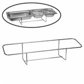 10GRE Βάση INOX 18/10, για 2 δοχεία GN1/3 ή 4 x GN1/6 ή 6 x GN1/9, ελληνικής κατασκευής