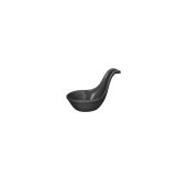 S09AY300NER Κουταλάκι Fingerfood μελαμίνης, 9.5cm, Μαύρο, TOGNANA