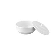 KT-PB01/WH Μπωλ με καπάκι, PC (Polycarbonate) φ6.8x5.7cm, λευκό, Plast Port