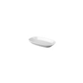 KT-K14/WH Πιατέλα Οβάλ PC (Polycarbonate) 14cm, λευκή, Plast Port