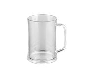 PCG18/TR Ποτήρι μπύρας πλαστικό PC (Polycarbonate), διάφανο, 500ml, Plast Port