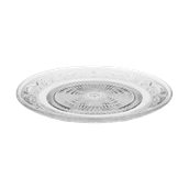 MBX0014 Γυάλινη πιατέλα σκαλιστή vintage, φ29cm