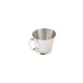 L908555 Κυπελοσυλλέκτης καφέ, INOX 18/10, 250ml, με διαγράμμιση