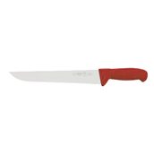 CP.03.FRS36/RED Μαχαίρι Χασάπι με Δόντια 36cm, Σειρά Ergonomic, Κόκκινο, VALGOBBIA Ιταλίας