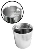 11GRE Kύπελο 400ml, INOX 18/10 με σίτα, ιδανικό για ESPRESSO, ελληνικής κατασκευής