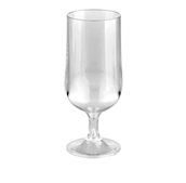 PCG27/TR Ποτήρι Μπύρας με πόδι πλαστικό PC (Polycarbonate), διάφανο, 400ml, Plast Port