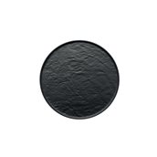 M126643 Πιάτο πορσελάνης ρηχό 22cm, μαύρο, PIETRA EFFETO, M1934