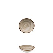 M127167 Μπωλ Bone China οβάλ 8.5x7.9x2.7cm, μπεζ, M1934