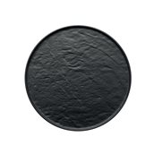 M126641 Πιάτο πορσελάνης ρηχό 30cm, μαύρο, PIETRA EFFETO, M1934