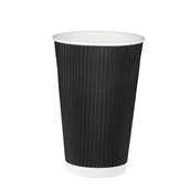 029.06.003 Χάρτινο Ποτήρι Ripple 475ml-16oz, διπλού τοιχώματος, ζεστών και κρύων