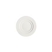 LOP17KKT Πιατάκι πορσελάνης 17cm, για μπωλ LOP12JO ανάγλυφο, σειρά LOOP, BONNA