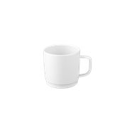 PCG25/WH Κούπα πλαστική PC (Polycarbonate), Λευκή, 250ml, Plast Port