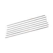 L908437 Σούβλα τετράγωνη Inox μερίδας 0.5x0.5x50cm