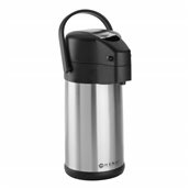 445877 Air Pot Station, inox, διπλού τοιχώματος, 3 lt, 17.1x37.3cm