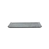 VU034290779 Πιατέλα πορσελάνης 29.5x15.6cm, Σειρά VULCANIA, μαύρο, TOGNANA