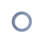 JEANS-BL-FP-20 Πιάτο Ρηχό 20cm, πορσελάνης, σειρά μπλε "Blue Jean", VAN KOTTLER