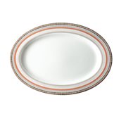 LINEA-OP-36 Πιατέλα Οβάλ 36cm, πορσελάνης, σειρά Linea, VAN KOTTLER