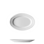 VEGA-W-OP-24 Ραβιέρα 24cm, πορσελάνης, σειρά VEGA White, VAN KOTTLER Europe