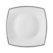 SAFARI-S-FP-32 Πιάτο Ρηχό 32cm, πορσελάνης, σειρά Safari Silver, VAN KOTTLER