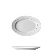 VEGA-S-OP-24 Ραβιέρα 24cm, πορσελάνης, σειρά VEGA Silver, VAN KOTTLER Europe
