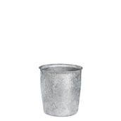 13KP Ποτήρι INOX 18/10, Vintage, φ8.5x9cm, ελληνικής κατασκευής
