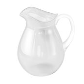 V60120800100 Κανάτα 2LT ακρυλική, με καπάκι και χερούλι, διάφανη, Abert