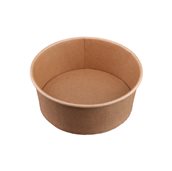 BKSB750 Μπωλ 750ml, Φ15cm, Χάρτινο Kraft, μιας χρήσης