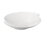 H-2362/WH Σαλατιέρα Μελαμίνης Φ37cm, με σχέδιο αχοιβάδας, λευκή