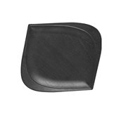 K-1053/BK Πιατέλα Μελαμίνης Τετράγωνη 28cm, Σειρά MATTE, Μαύρη