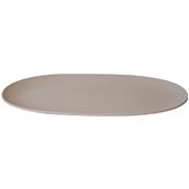 M5520/TE Δίσκος οβάλ FIBERGLASS, άθραυστος, 48x25.7xΥ2.2cm, εξαιρετικής ποιότητας, χρώμα άμμου