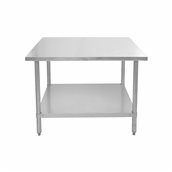 MSSWT1278 Ανοξείδωτο τραπέζι κουζίνας, 120x70xΥ80cm, SUNNEX