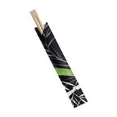 S0037.Z Πακέτο 100 τμχ. Chopsticks για Sushi, Bamboo, χρώμα Μαύρο, 21cm, Leone