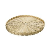 T0534 Καλάθι για Πίτσα, Rattan, Φ35x3cm, Leone