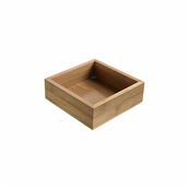 S4003 Κουτί Μπουφέ, από Bamboo, 15.3x15.3x5cm, Leone