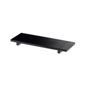 S0062.Z Πιατέλα Παρουσίασης Sushi, από Bamboo, χρώμα Μαύρο, 30x11x2.5cm, Leone