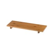S0062 Πιατέλα Παρουσίασης Sushi, από Bamboo, χρώμα Φυσικό, 30x11x2.5cm, Leone