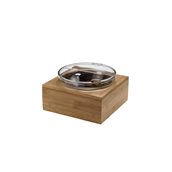 S1001 Σετ Βάση Ψυχόμενη Bamboo, για γιαούρτι, 26x26x11cm, Leone
