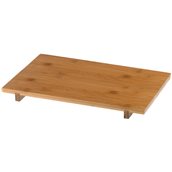 S0063 Πιατέλα Παρουσίασης Sushi, από Bamboo, χρώμα Φυσικό, 50x23x2.5cm, Leone