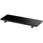 S0090.Z Πιατέλα Παρουσίασης Sushi, από Bamboo, χρώμα Μαύρο, 70x20x2.5cm, Leone