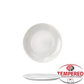 COC-FP-20 Πιάτο Οπαλίνης Ρηχό 20 cm, Λευκό, Tempered, Σειρά Coconut, Bormioli Rocco