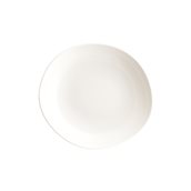 VAO26CK Πιάτο βαθύ πορσελάνης, ακανόνιστο σχήμα, 26cm, Vago White, BONNA