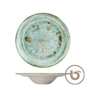 ODTOLBNC28CK Πιάτο Βαθύ πορσελάνης 28cm, Odette olive, BONNA