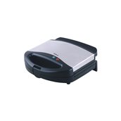 DRW-160 Τοστιέρα 750W, 2 θέσεων με Αντικολλητικές πλάκες γκριλ DARWIN