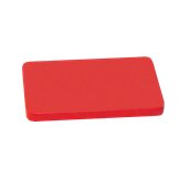 YPL-50302/RD Πλάκα Κοπής Πολυαιθυλενίου HDPE500, κόκκινη, 50x30x2cm