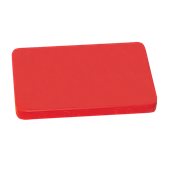YPL-60402/RD Πλάκα Κοπής Πολυαιθυλενίου HDPE500, κόκκινη, 60x40x2cm με αντιολισθητικά πέλματα σιλικόνης