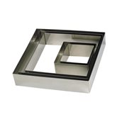 TSQ-66501 Τσέρκι τετράγωνο INOX 18/c(0.5mm) 10x10x5cm