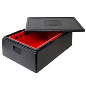 TB/12643 Ισοθερμικό κιβώτιο EPP, για δίσκους 60x40, 68.5x48.5x26cm, 53LT, μαύρο, THERMOBOX